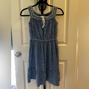 Old Navy Blue Floral Sleeveless Dress